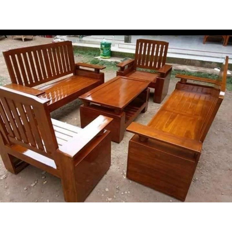 kursi tamu meja tamu minimalis kayu jati murah