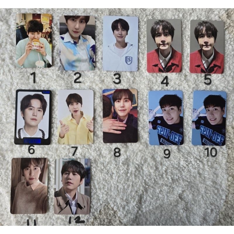PROMO [READY] SUPER JUNIOR PHOTOCARD OFFICIAL - KYUHYUN TERMURAH
