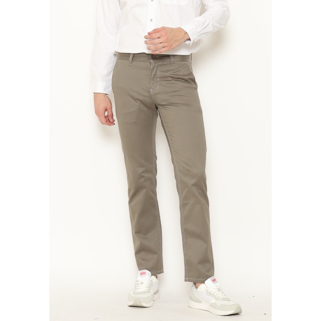 LOIS celana Pria Slim fit chino HFL003SG