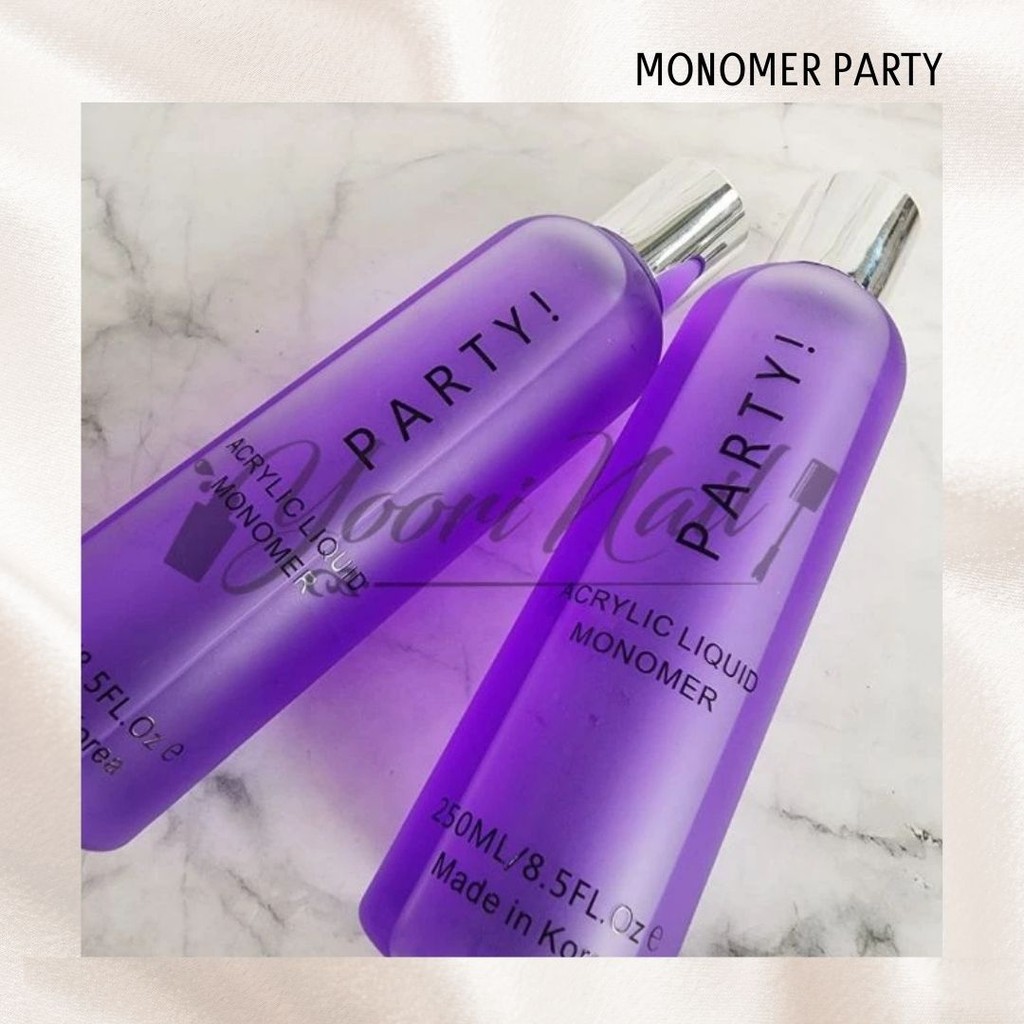 (YN) PARTY Cairan monomer bubuk acrylic liquid 3d nails acrylic powder