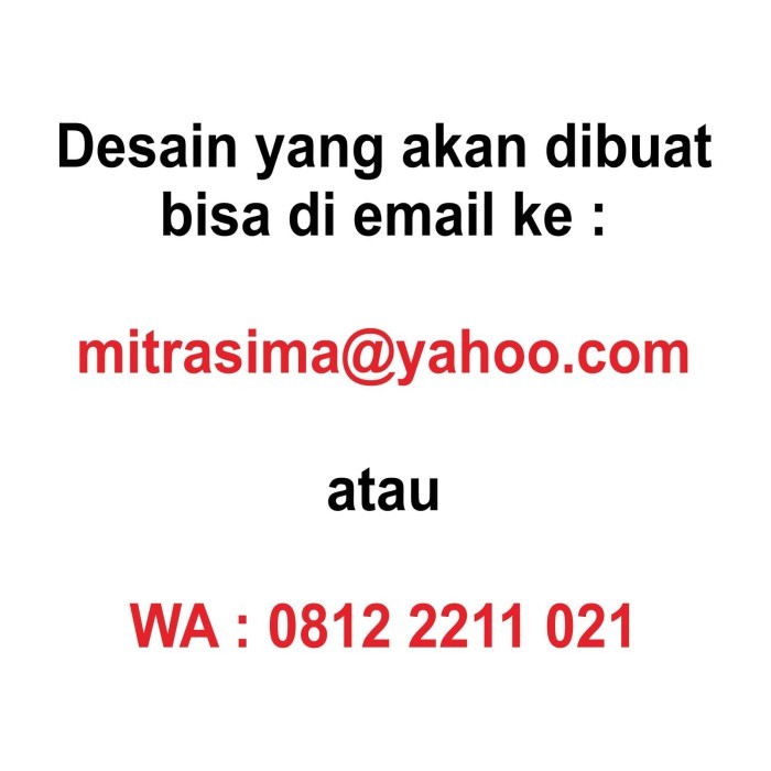 

Poster A2 Desain Custom + Laminating