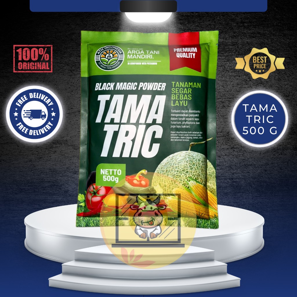 TAMATRIC POWDER TRICODERMA 500 GRAM - Tama Tric Asam Humat Untuk Tanaman