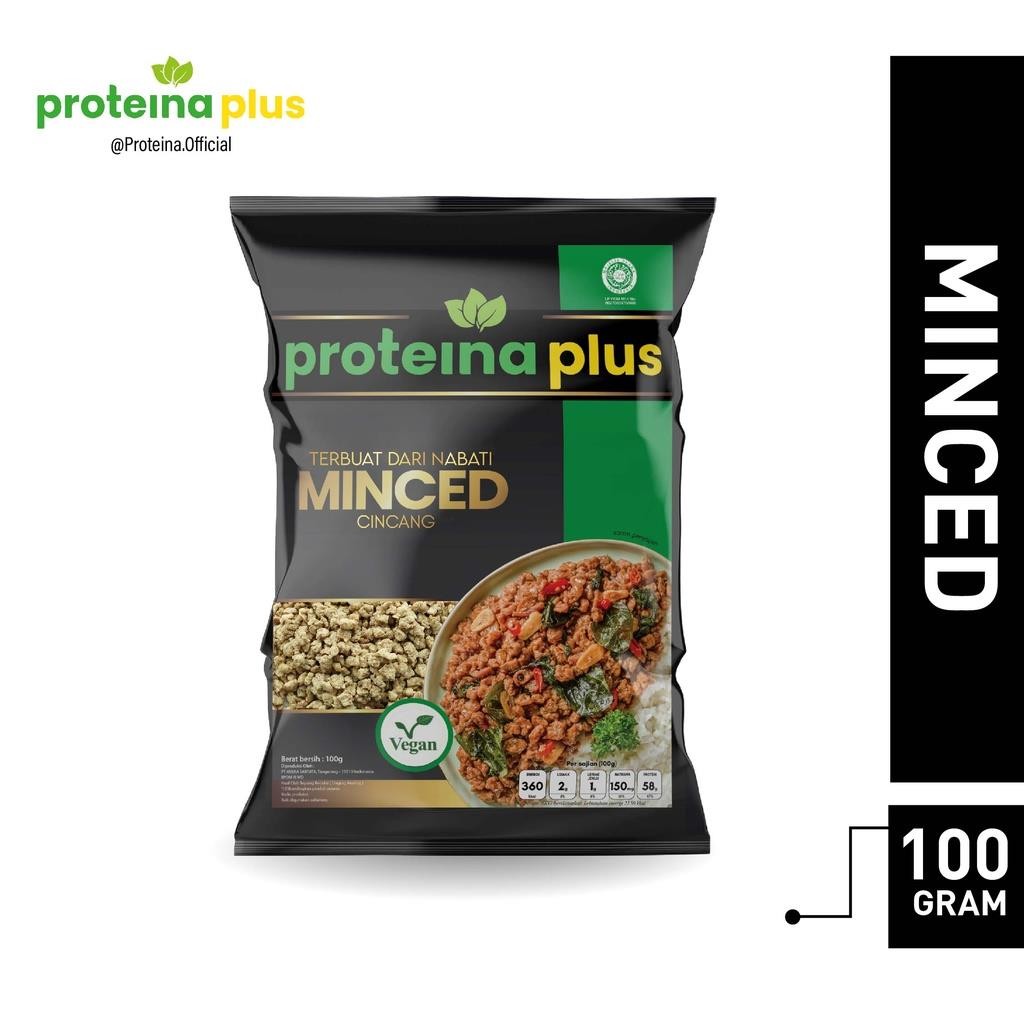 

Proteina Plus Minced 100gr / Protein Nabati / Daging Nabati