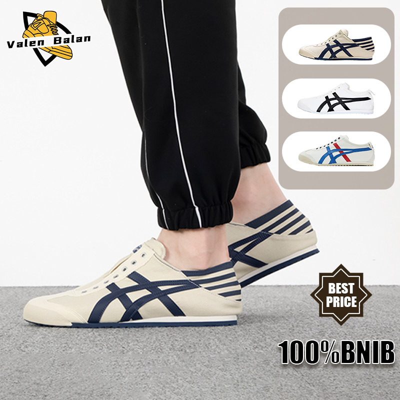 Onitsuka Tiger MEXICO 66 Cyan Original 100% Asli Nǐke Resmi Dan Asli-TH342N-0250