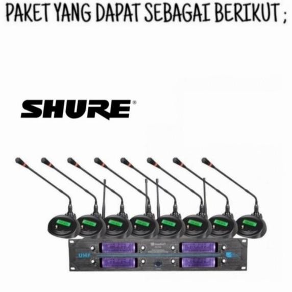 Agen Mic Meja Wireless Conference 8 Mic Meja Wireless R 008 DE
