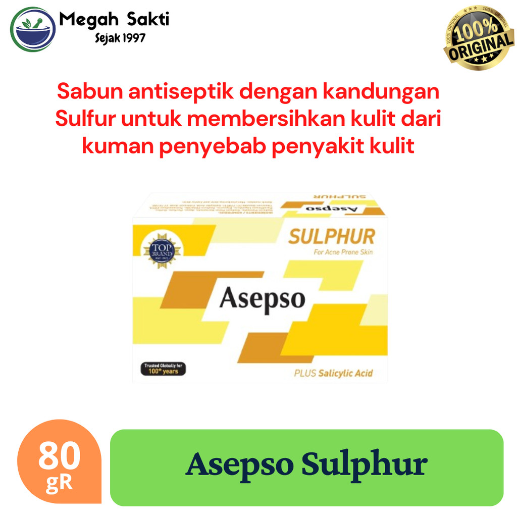 MGS - Sabun Antiseptik ASEPSO Sulfur