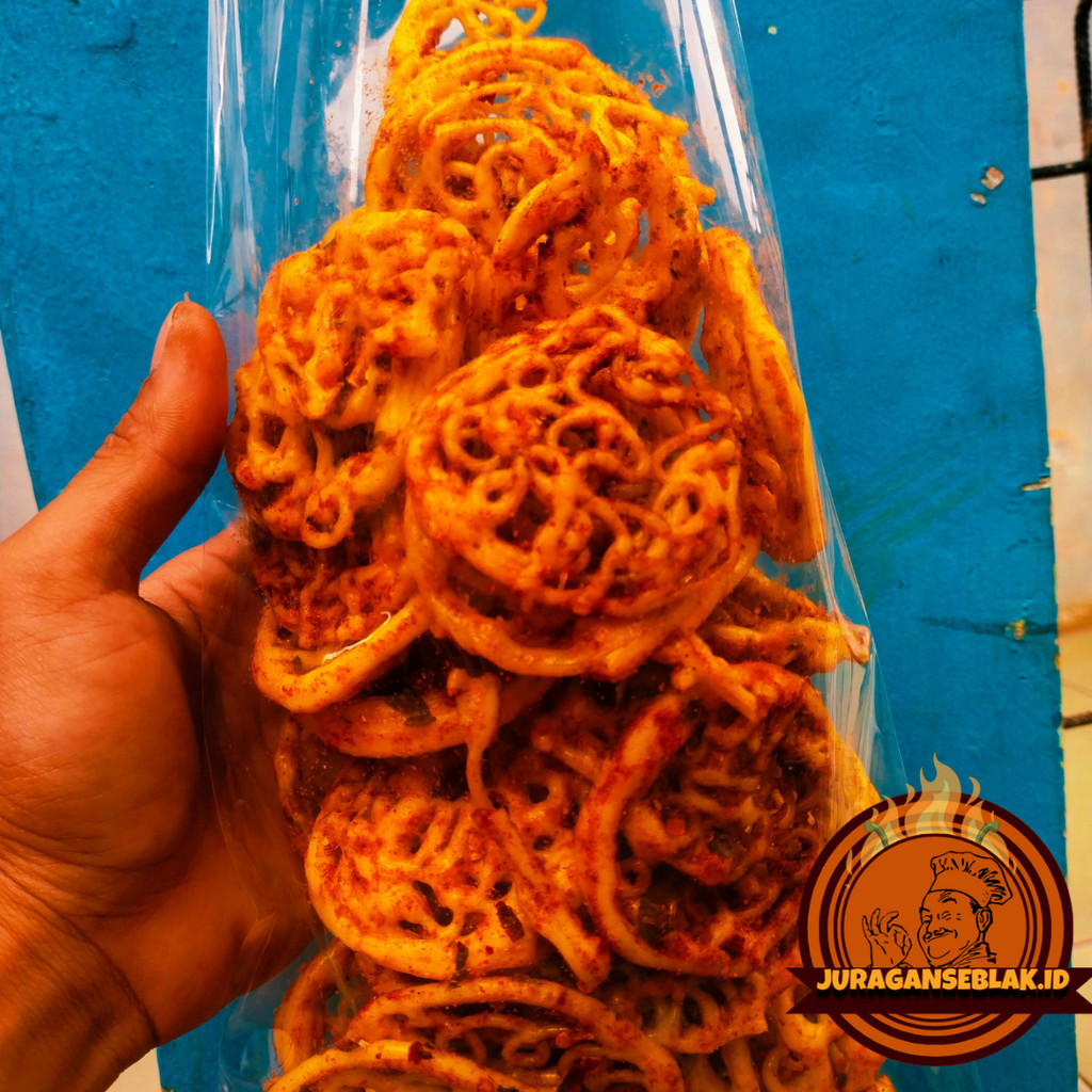 

Kerupuk Seblak Ciplok\MieJadul Pedas Daun Jeurk - Kerupuk Seblak - kerupuk Bantet