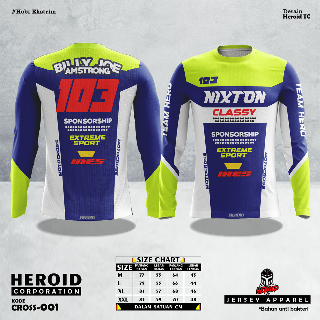 Jersey Motocross // List Motocross // Baju Motocross