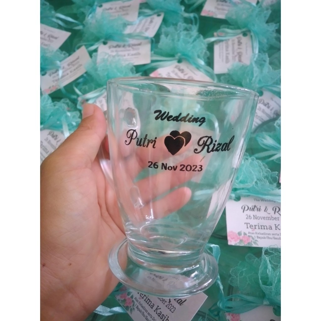 gelas piala souvenir gelas piala souvenir costome gelas unik