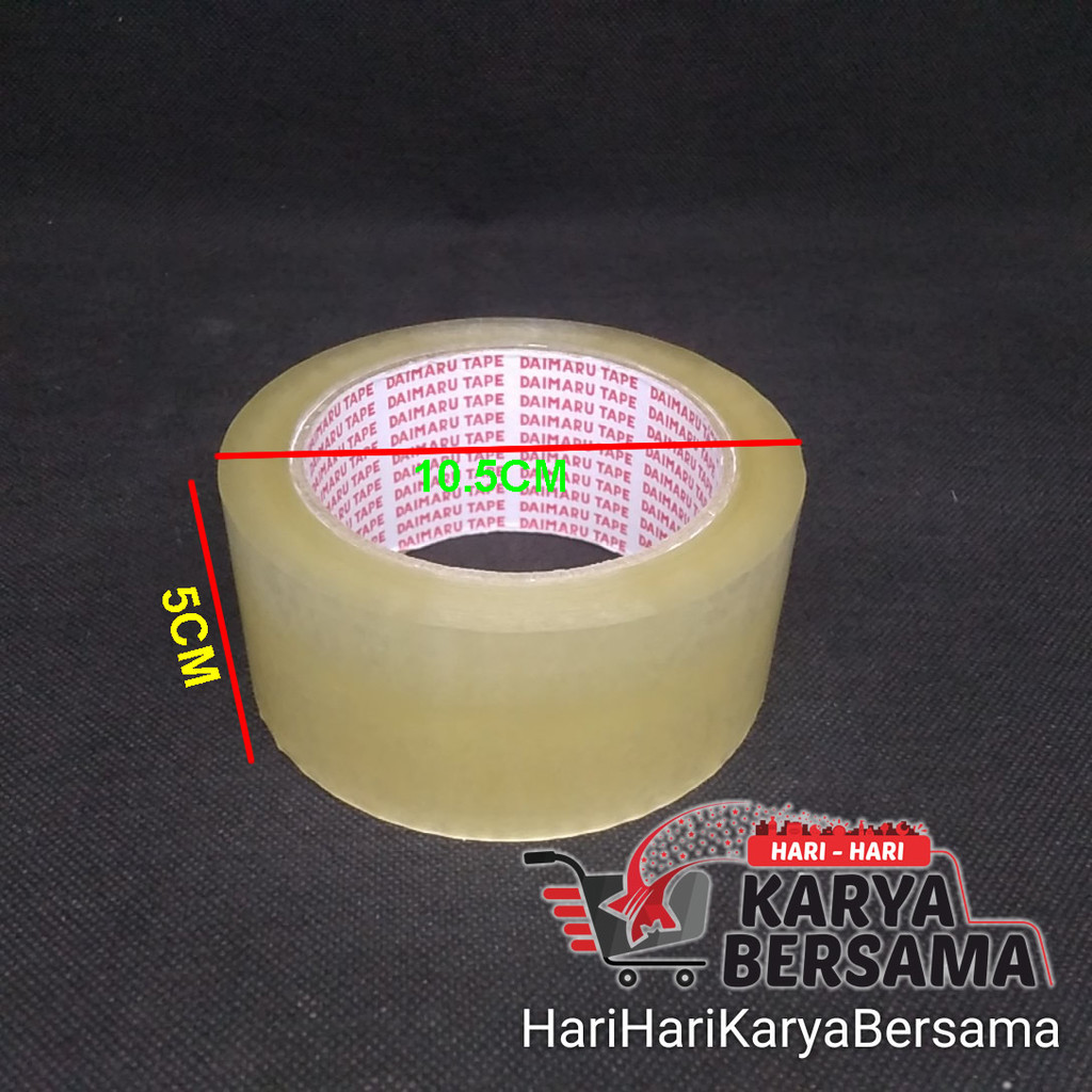 

SELOTIP DAIMARU TAPE OPP-LAKBAN BENING 80M X 2