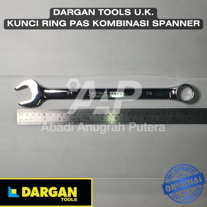 Kunci Ring Pas DARGAN 24mm Kunci Kombinasi CRV 24 mm