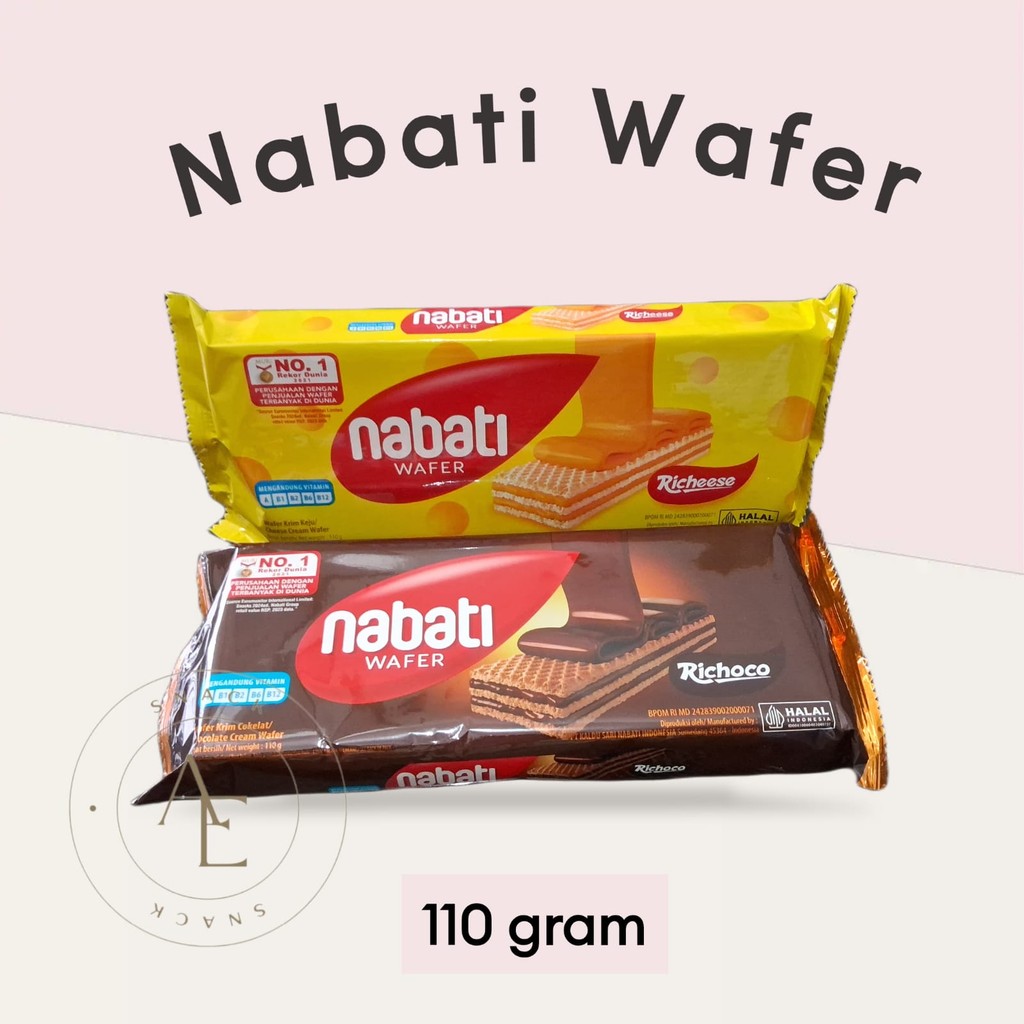 

Nabati Wafer berat 110 gram ( besar )