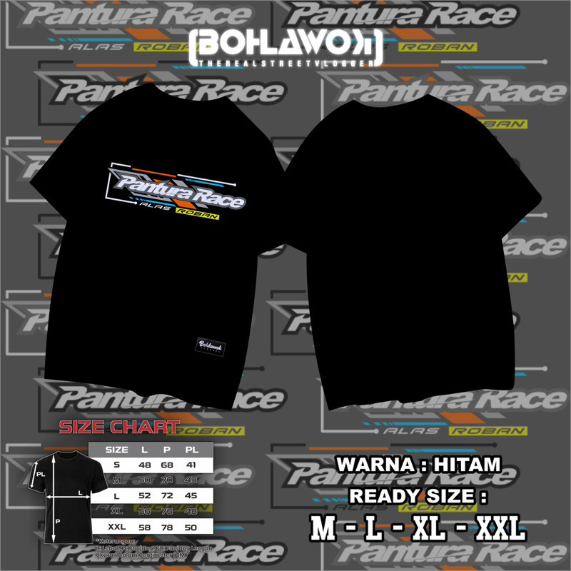 Kaos PANTURA RACE original Bohlawokstore