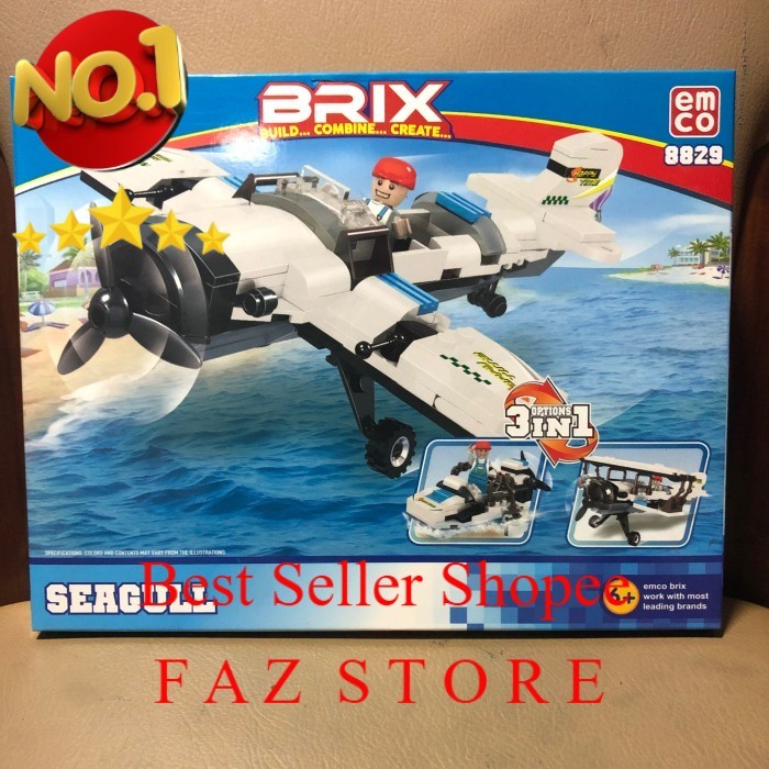 Emco Brix  Seagull 3in1 8829 Toy FAZ Store