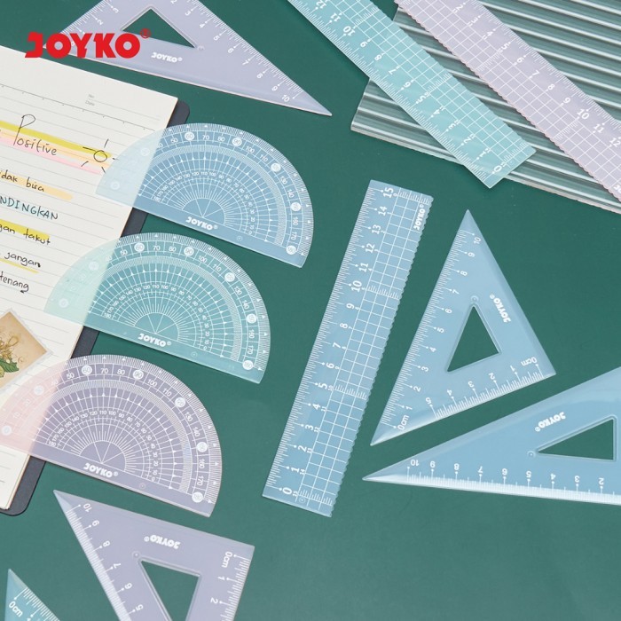

Penggaris Joyko RL-PS3 Ruler Set 4 Pcs Warna Pastel - Jual Set