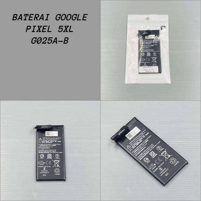 Baterai Google Pixel 5 / Pixel 5A / Pixel 5XL / Batre Google GTB1F - Pixel 5A G27FU