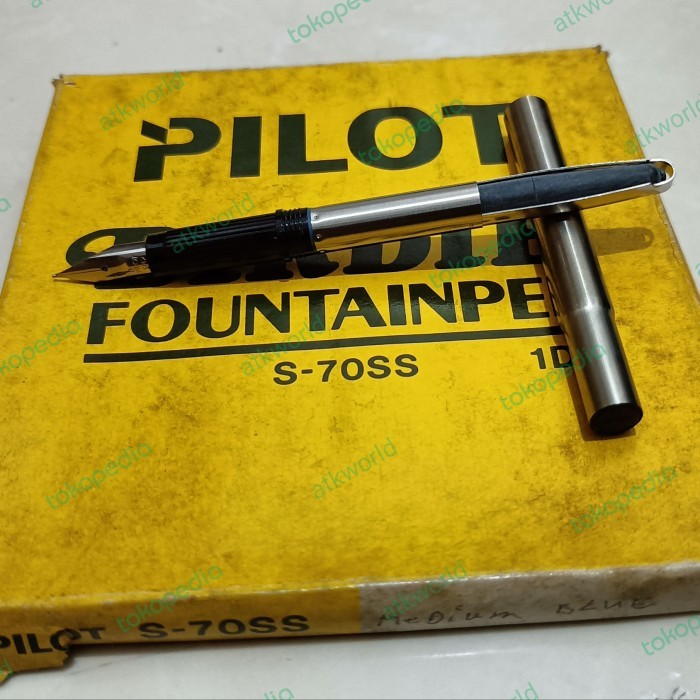 

Pulpen Pilot Fountain Pen Birdie S70SS Medium Jadul Original Jepang - Biru