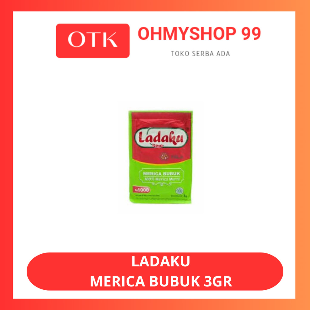 

LADAKU Merica Putih Bubuk 3gr