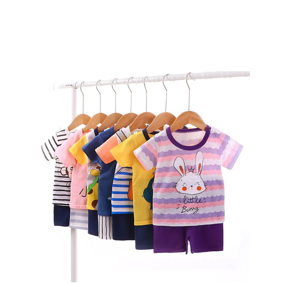 Amanah - Setelan Baju Anak Gambar Pantai / OneSet Anak Laki Laki dan Perempuan Unisex