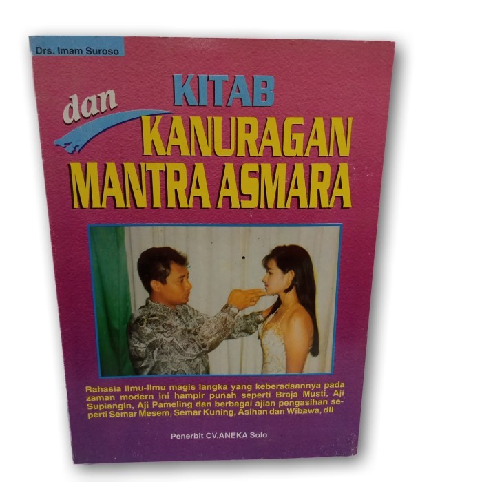 buku kitab dan kanuragan mantra asmara oleh imam suroso