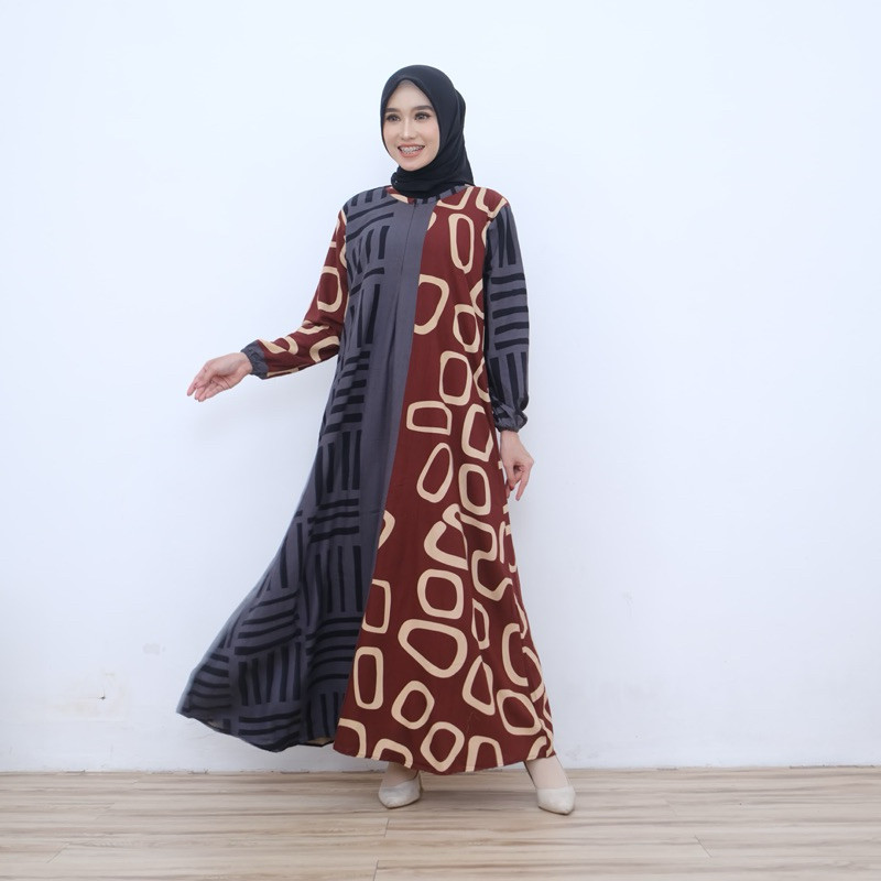 SJ78I Abaya Gamis Basma Esma By Ayunabella Jakarta