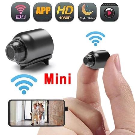 Kamera kecil mini bluetooth Tanpa kabel Tersembunyi cctv wifi Kamera cctv 1080P wifi jarak jauh hp c