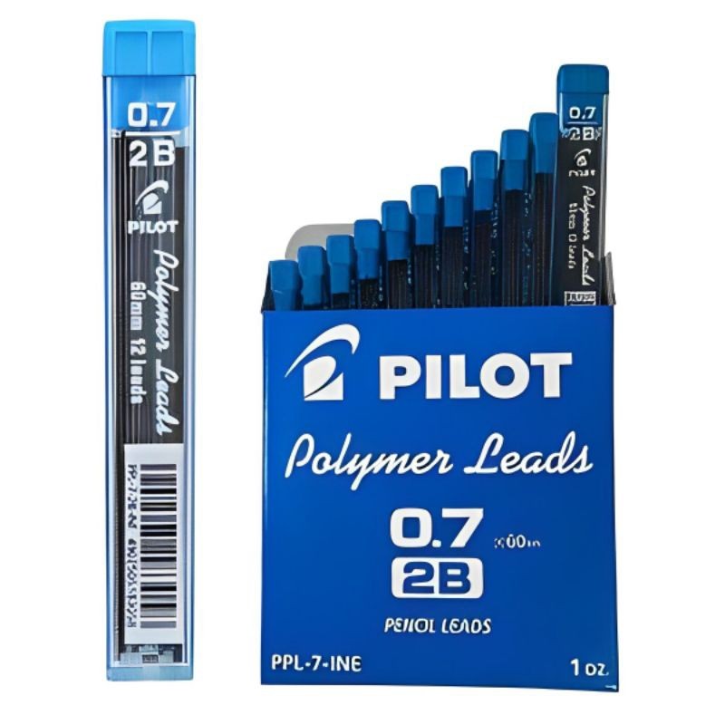 

ISI PENSIL MEKANIK PILOT 0.7 2B/HB PER PAK (12TUBE)