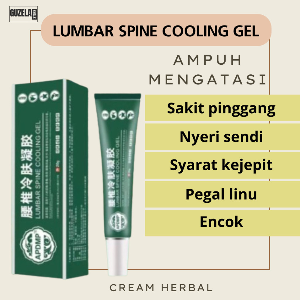 Gel pereda nyeri Lumbar Type Cold Compress Gel Cream Herbal Cina Krim Lutut Lumbar krim kompres lutu
