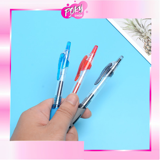 

POKY - S5273 Pulpen Gel Ink / Pulpen Gel 0.5 mm / Pena Tinta Cair / Alat Tulis Perlengkapan Kantor Sekolah / Pulpen Pencet / Pulpen Alat Tulis Kantor Sekolah