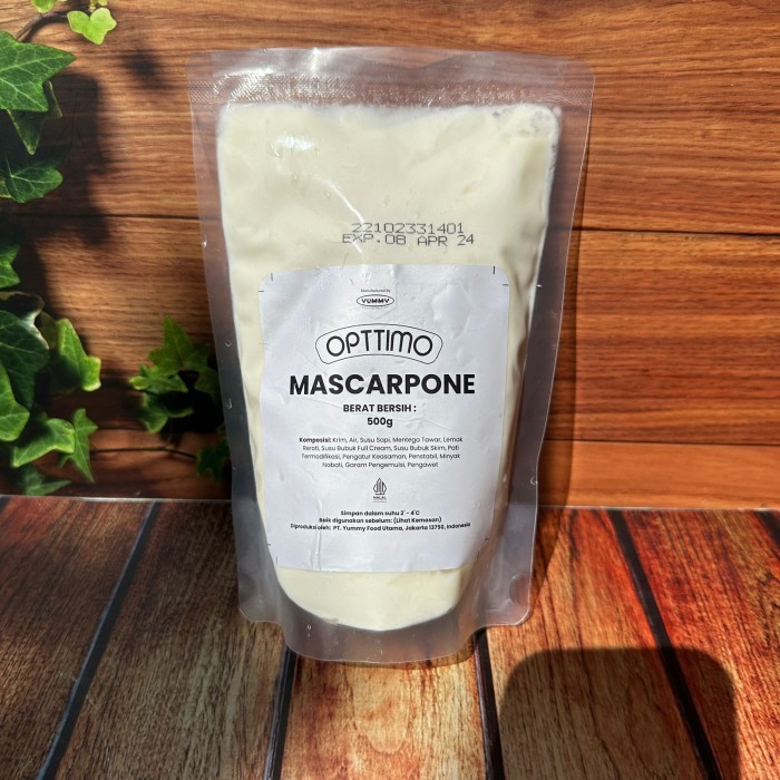 

Opttimo Mascarpone Cheese 500G [PREMIUM QUALITY]