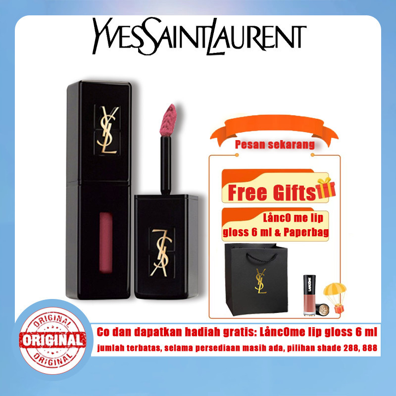 【100% Original】 YSL Liquid Lipstick 5.5 ml / Yves Saint Laurent lip Gloss / Vinyl Cream lip Stain / 