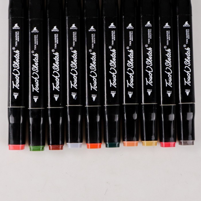 

PROMO!! -TOUCH Spidol Dual Side Fine Art Brush Art Marker Set 48 Warna