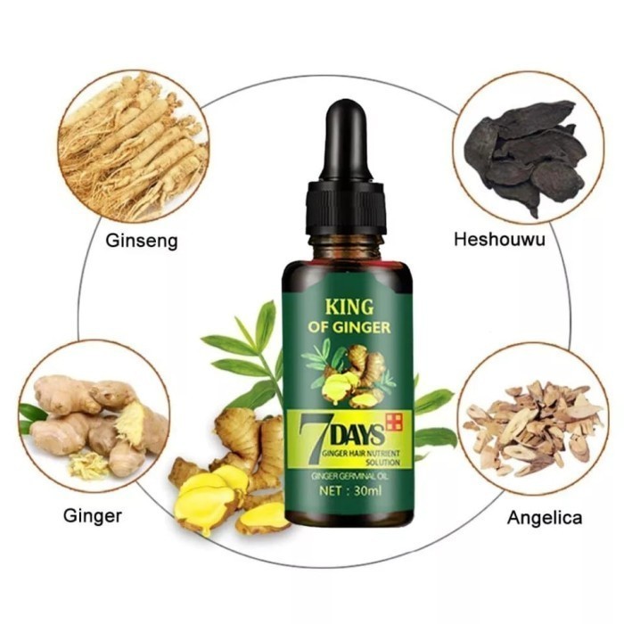 (NEW) -Serum 7 days ginger germinal rambut botak / Serum Penumbuh Rambut