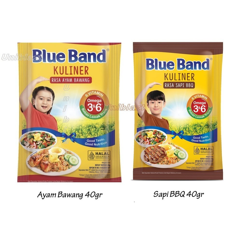 

BLUEBAND Kuliner Rasa Barbeque - Rasa Ayam Bawang Margarine 40gram