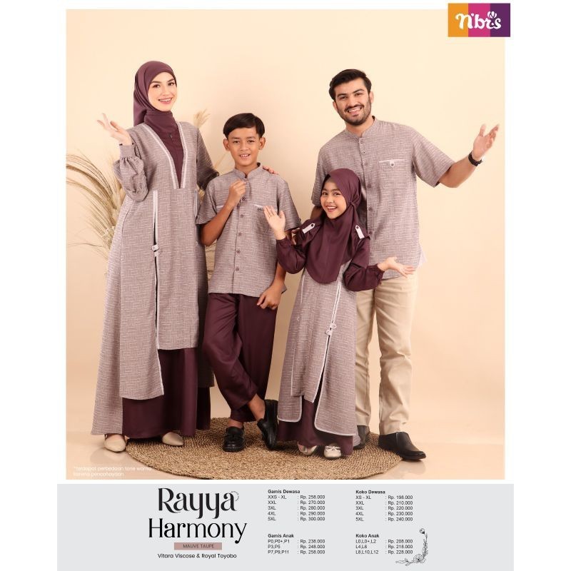 NIBRAS RAYYA SERIES HARMONY /NIBRAS HARMONY SERIES /SARIMBIT NIBRAS 2024 /SARIMBIT NIBRAS TERBARU /H