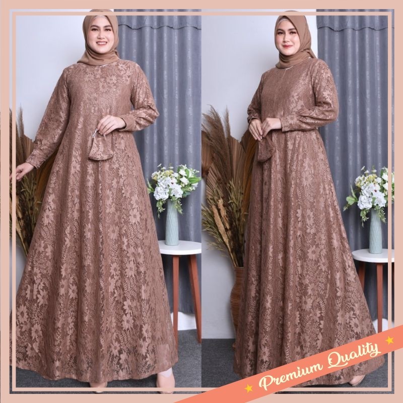 Gamis Kekinian Remaja Anak Dewasa Murah Keren / (COD)DRESS TERBARU GAMIS BURKAT JUMBO SIZE M L XL XX