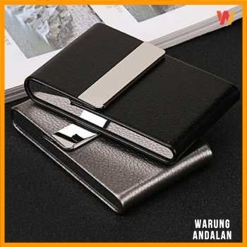 Focus Kotak Bungkus Rokok Elegan Leather Cigarette Case - B6509