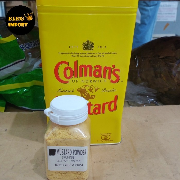 

Colman's Mustard 50gr/Colman mustard powder 50 gram Repack