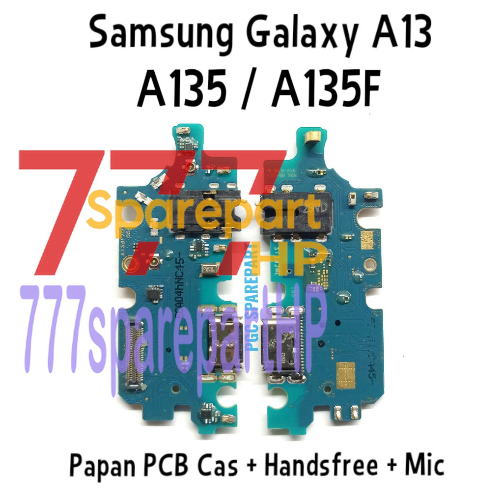 Original Papan Cas & Mic & Handsfree Samsung Galaxy A13 / A135 / A135F - Flexibel Fleksibel Konektor