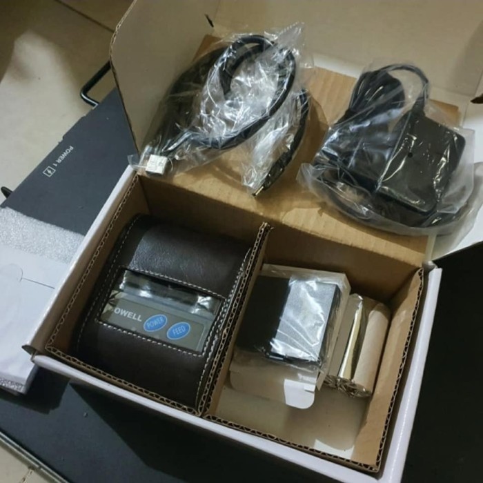 GOWELL MP-228N Mobile Thermal Printer Bluetooth MP228N baterai charger