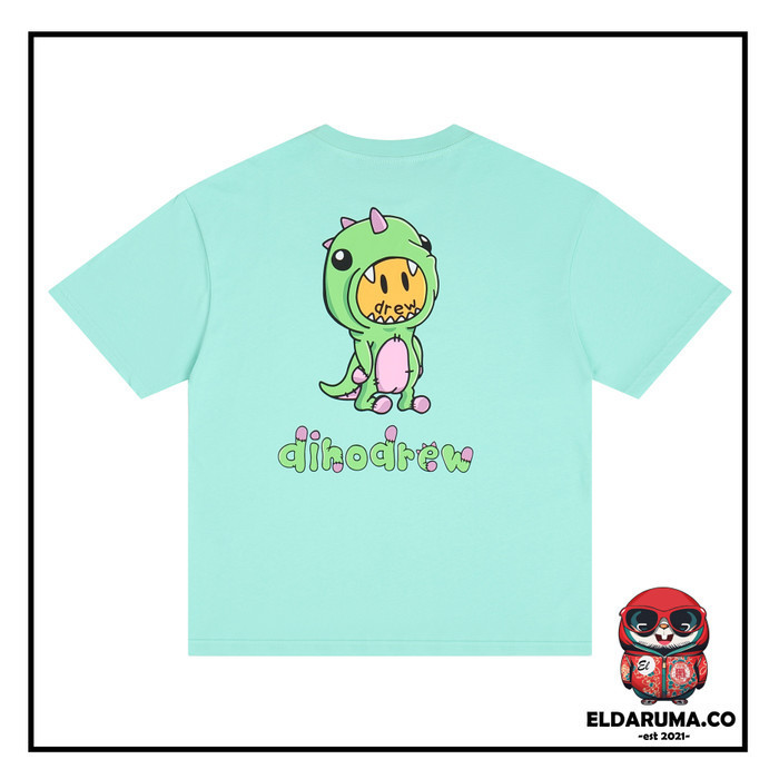 Tshirt Drew Dino Logo Font Turqoise Tee Drew House ドリューハウス