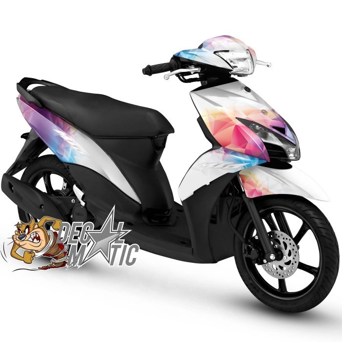 Decal Mio J Full Body Variasi Stiker Full body Motor GT Stcker Mio J/ Mio GT  - Aurora