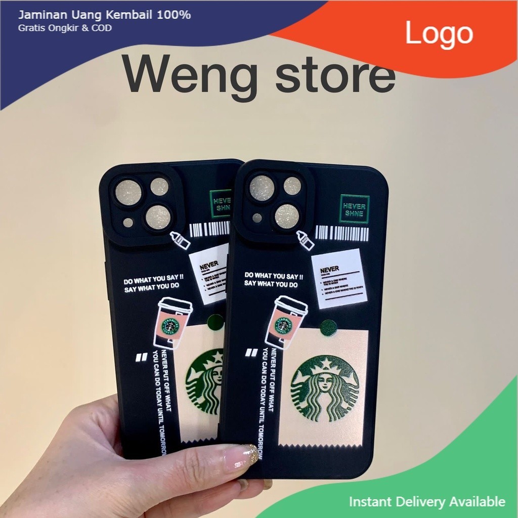 Softcase Starbucks Pro Camera For Oppo A5S A3S A9 2020 A15 A16 A53 A54 A95 Realme C11 C15 C25 C21Y C