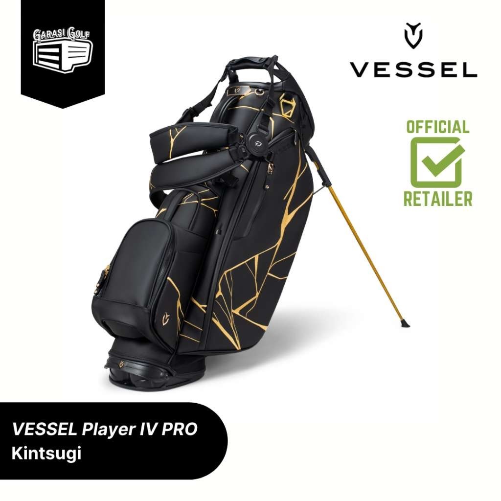 VESSEL Player IV PRO Stand Bag Golf Kintsugi - Tas Staff Tour Stick Original