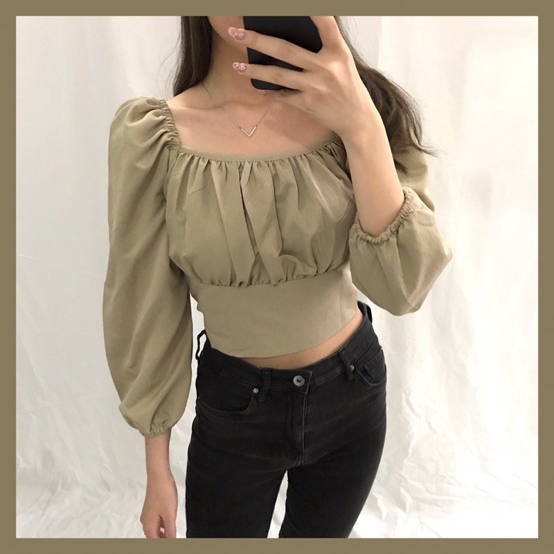 Bianca Top / Puffy top | Puff Sleeve Blouse | Blouse Wanita Balon | Atasan Wanita Korea | Sabrina