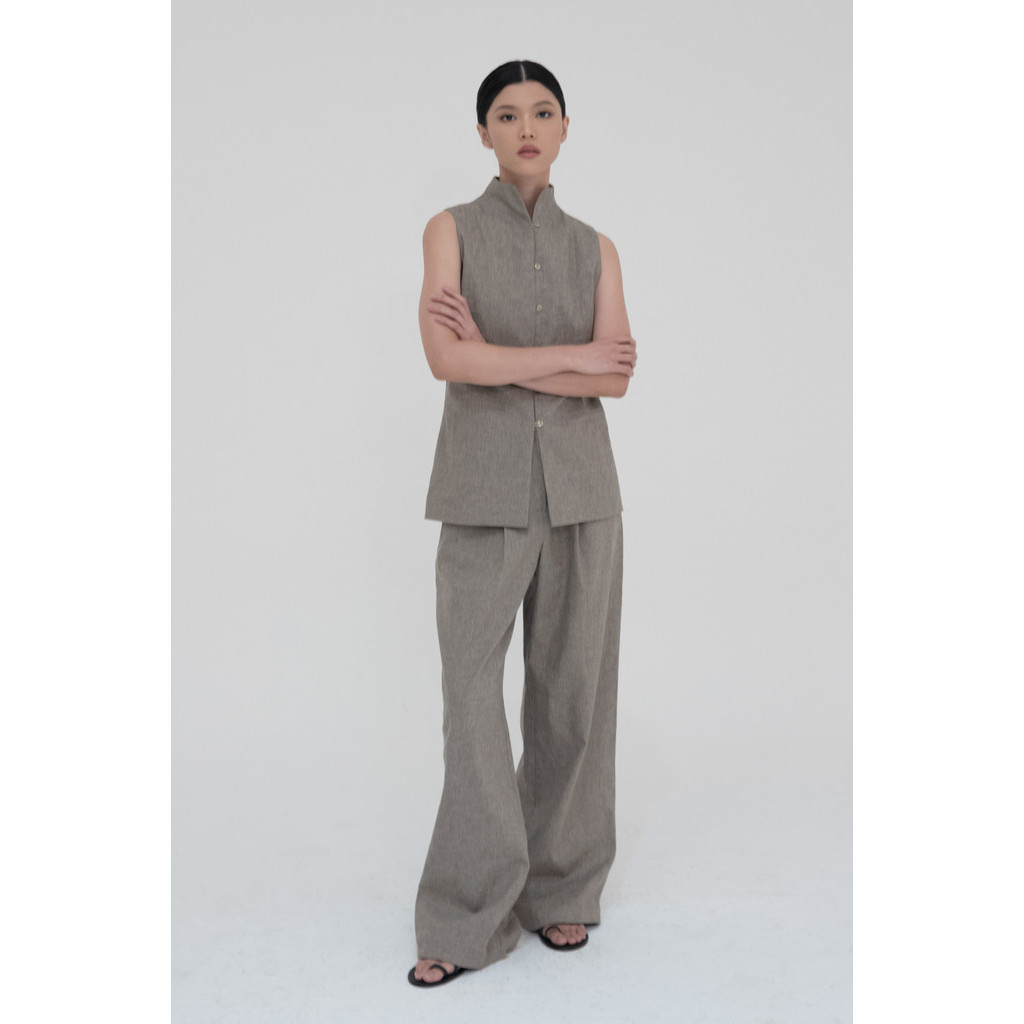 Rodeo - Vest Wanita - Jade Linen Vest