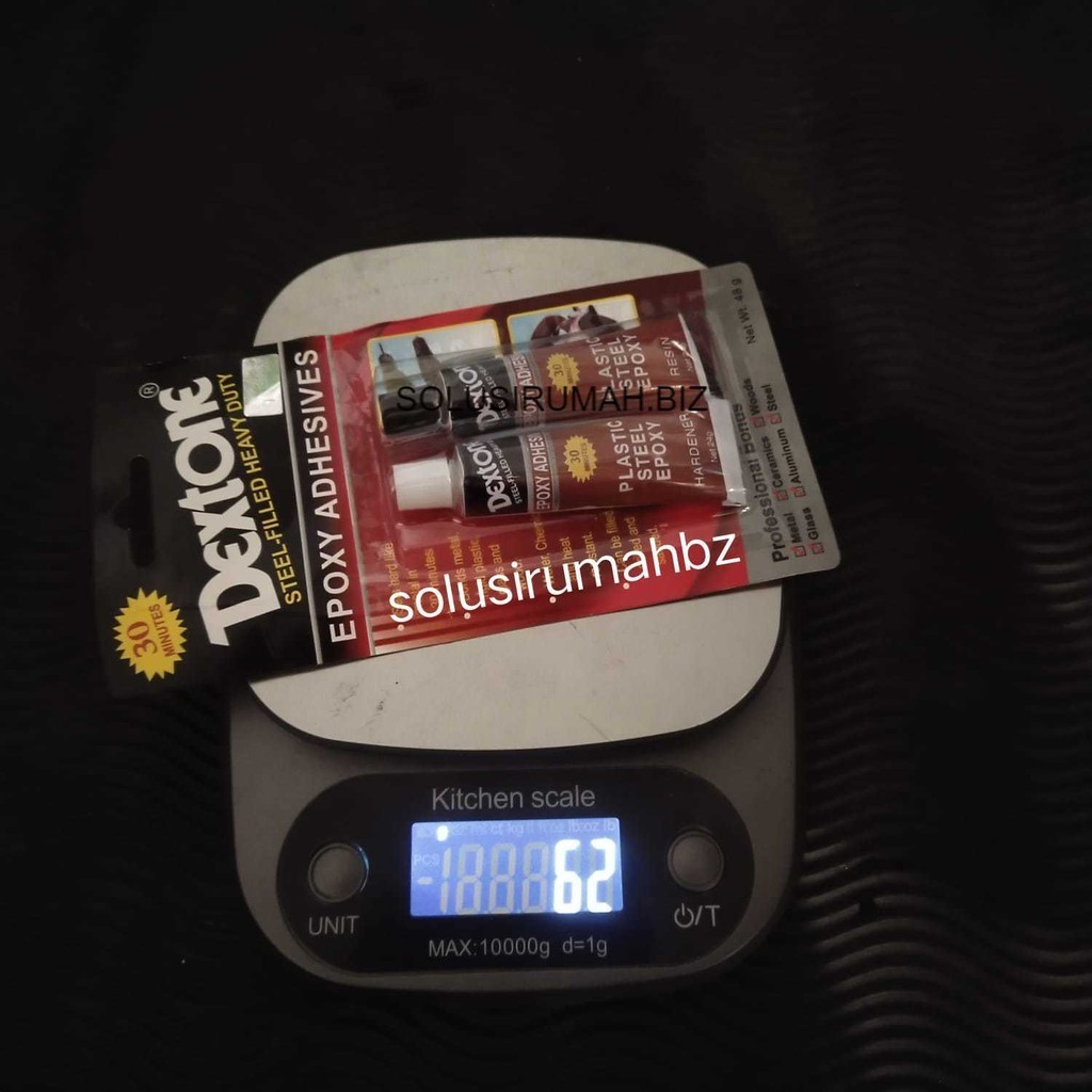 

Dextone epoxy 30mt Lem Besi 30 Menit 48 gr 48g 48 gram 48 g 1set 30 minutes lebih mantap keringnya