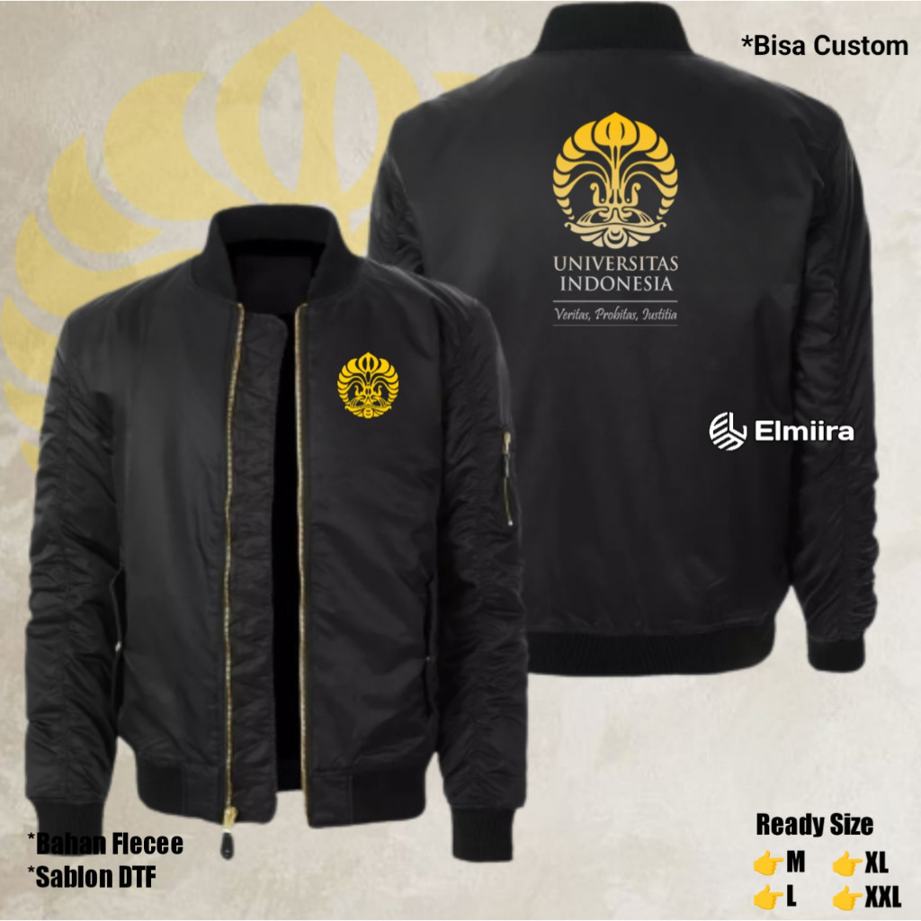 Jaket Universitas Indonesia Jaket Bomber