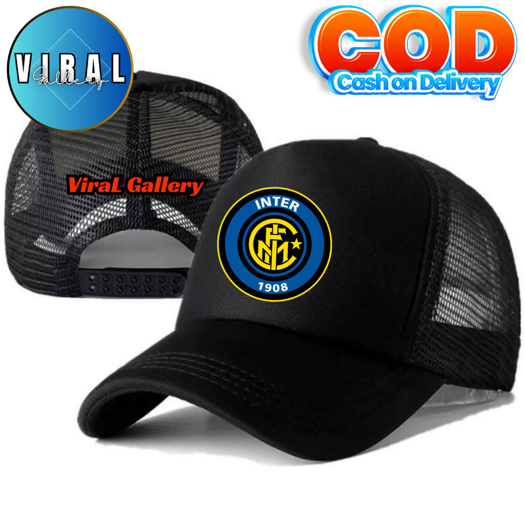 ViraL Gallery Topi Trucker INTER MILAN - Topi Distro INTER MILAN Logo - Topi INTER MILAN Premium - T
