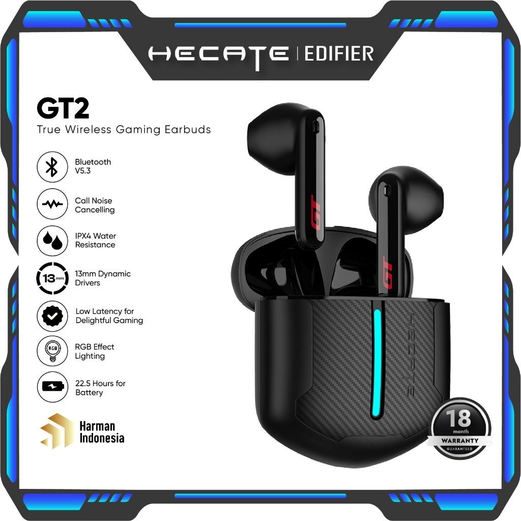 HECATE EDIFIER GT2 true Wireless Gaming Earbuds